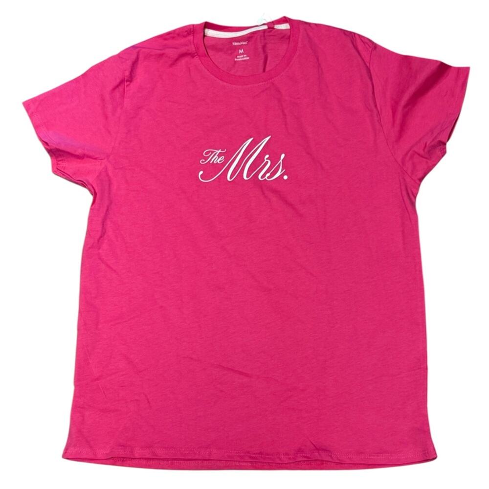 Miss to Mrs Hot Pink 'The Mrs.' T-Shirt in a Women’s Size Medium NWT